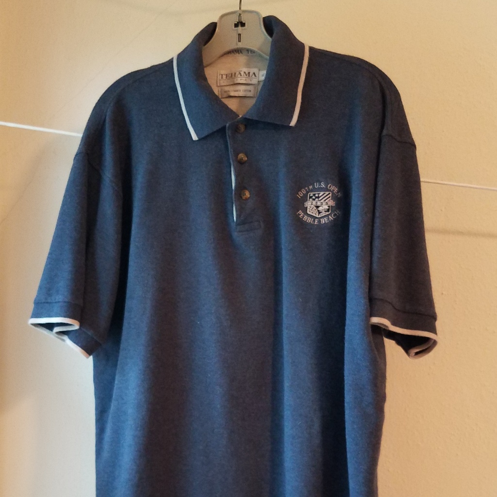 Mens Golf Shirt With Us Open Logo Mens Golf Shirt With Us Open Logo